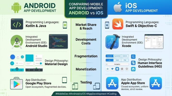 Android vs iOS Mobile Application Development